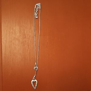 Silver Heart Pendant Necklace
